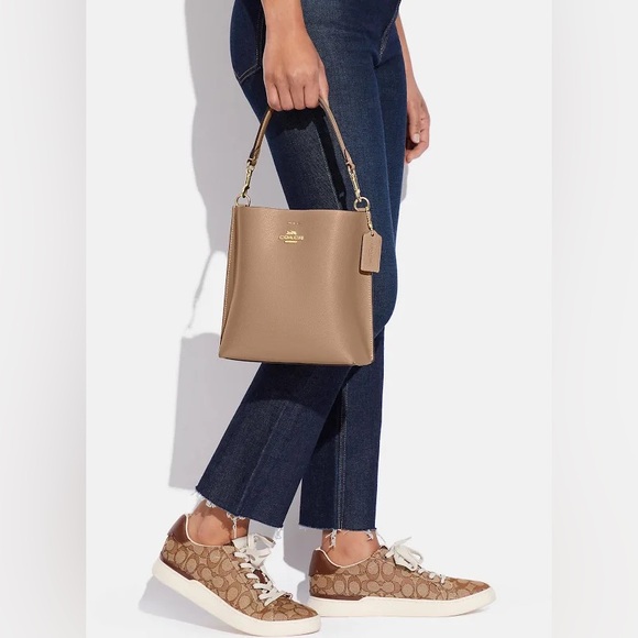 Coach Brown Leather Shoulder Bag - Picture 10 of 10